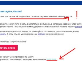 Заработок на заполнение анкет